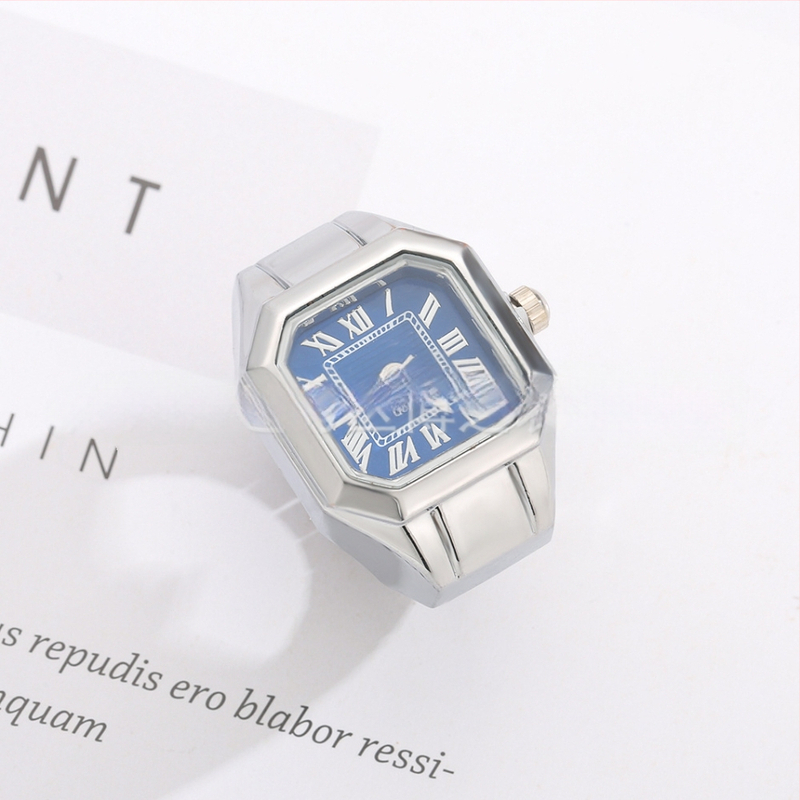 Sieviešu pulkstenis ar kvadrātveida cifernīku, kvarts kustība z618, nerūsējošā tērauda siksna, sakausējuma korpuss, retro stils