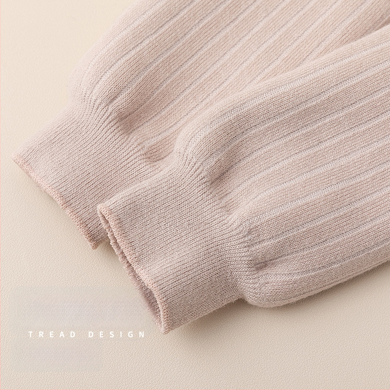 Vaikų medvilnės fliisvoodiga kelnės, aukštas liemuo, devynių taškų ilgis, žieminis audinys, 76,9% medvilnė