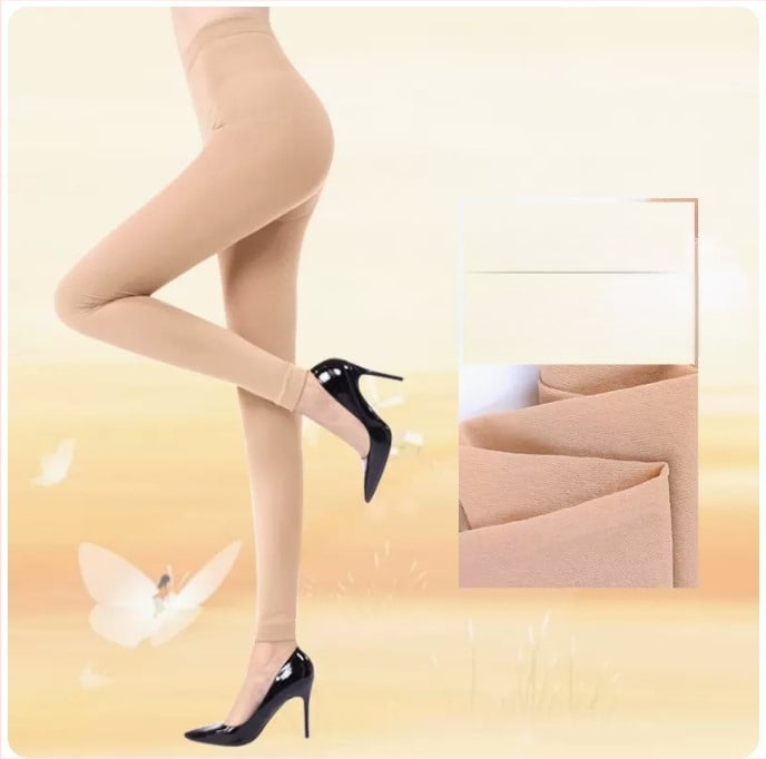 Velurinės pėdkelnės su formavimu ir klubų pakėlimu, 120 den, 100% akrilas, vienos spalvos