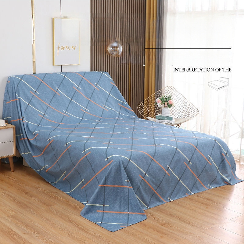 Acoperire antipraf pentru mobilier — fibre de poliester, stil pastoral, pentru canapea, pat și frigider