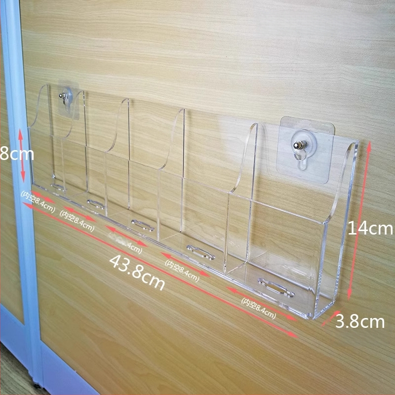 ABS sieninis laikiklis saugojimui nuotolinėms ir telefonams — šiuolaikinis minimalistinis stilius, saugojimas ir organizavimas, pritaikymas įmanomas