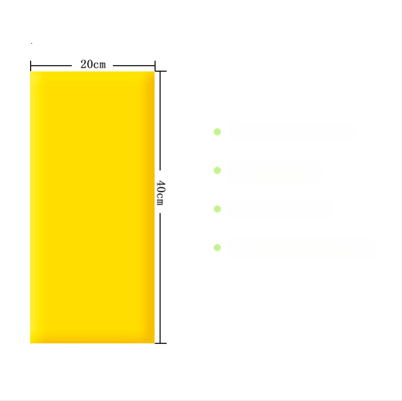 Vaikų apsauginė minkšta sieninė kilimėlis su lipnia tatami baze galvai ir nugarai — PVC medžiaga, animacinio stiliaus, vienos spalvos raštas, pritaikoma, tinkama svetainei, miegamajam, lauke ir restoranams