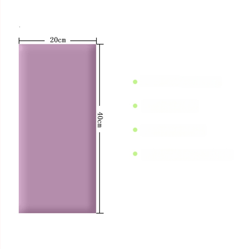 Vaikų apsauginė minkšta sieninė kilimėlis su lipnia tatami baze galvai ir nugarai — PVC medžiaga, animacinio stiliaus, vienos spalvos raštas, pritaikoma, tinkama svetainei, miegamajam, lauke ir restoranams