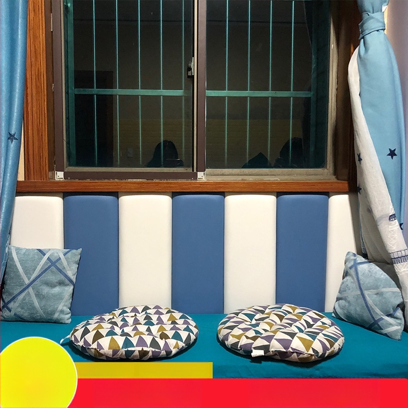 Vaikų apsauginė minkšta sieninė kilimėlis su lipnia tatami baze galvai ir nugarai — PVC medžiaga, animacinio stiliaus, vienos spalvos raštas, pritaikoma, tinkama svetainei, miegamajam, lauke ir restoranams