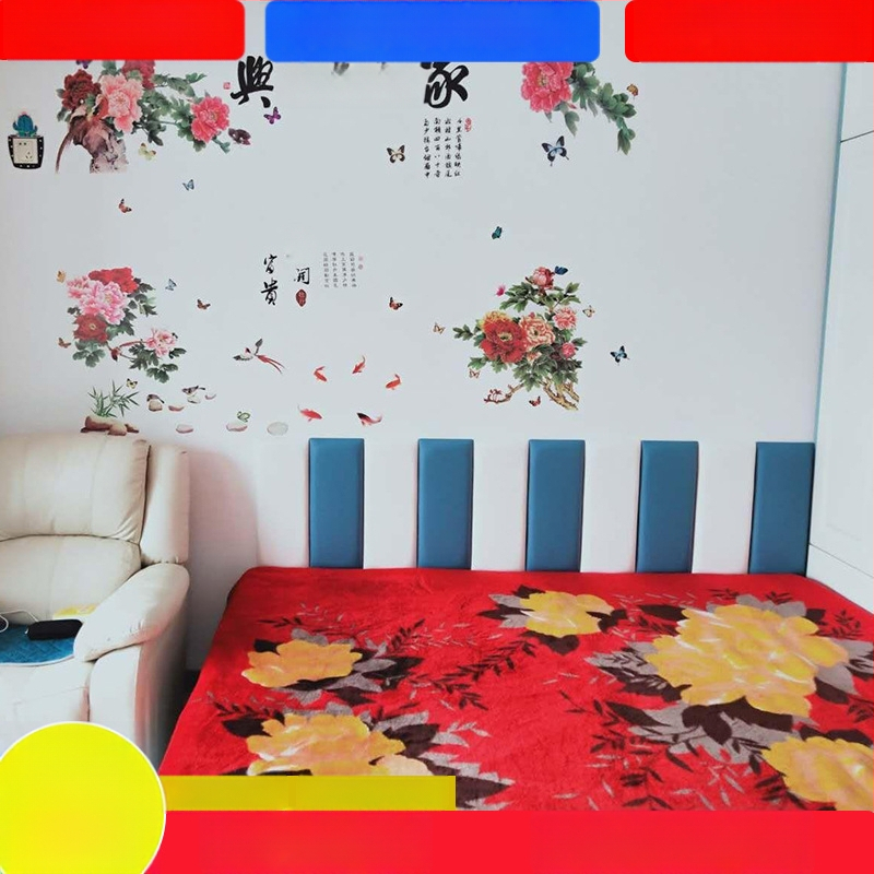 Vaikų apsauginė minkšta sieninė kilimėlis su lipnia tatami baze galvai ir nugarai — PVC medžiaga, animacinio stiliaus, vienos spalvos raštas, pritaikoma, tinkama svetainei, miegamajam, lauke ir restoranams