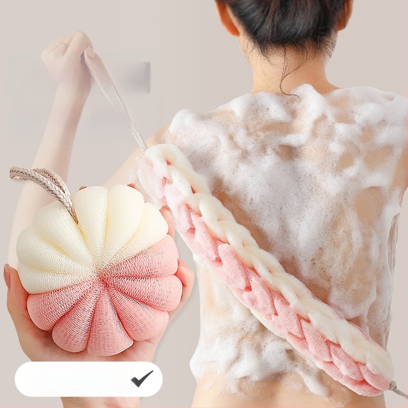 Fürdőbar habzó scrub virág a hátnak – PE