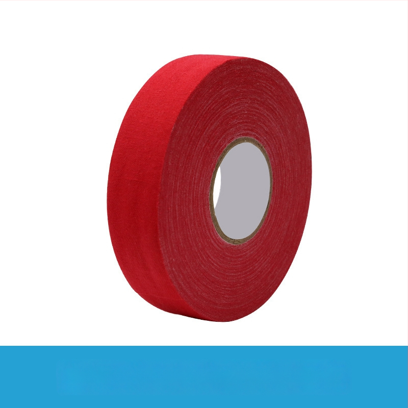 Памучна хокей лента за захват на стика – износоустойчива противохлъзгаща лента за хокей и хокей на лед, кутия 100 броя, защита на дланта, лакътя и глезена