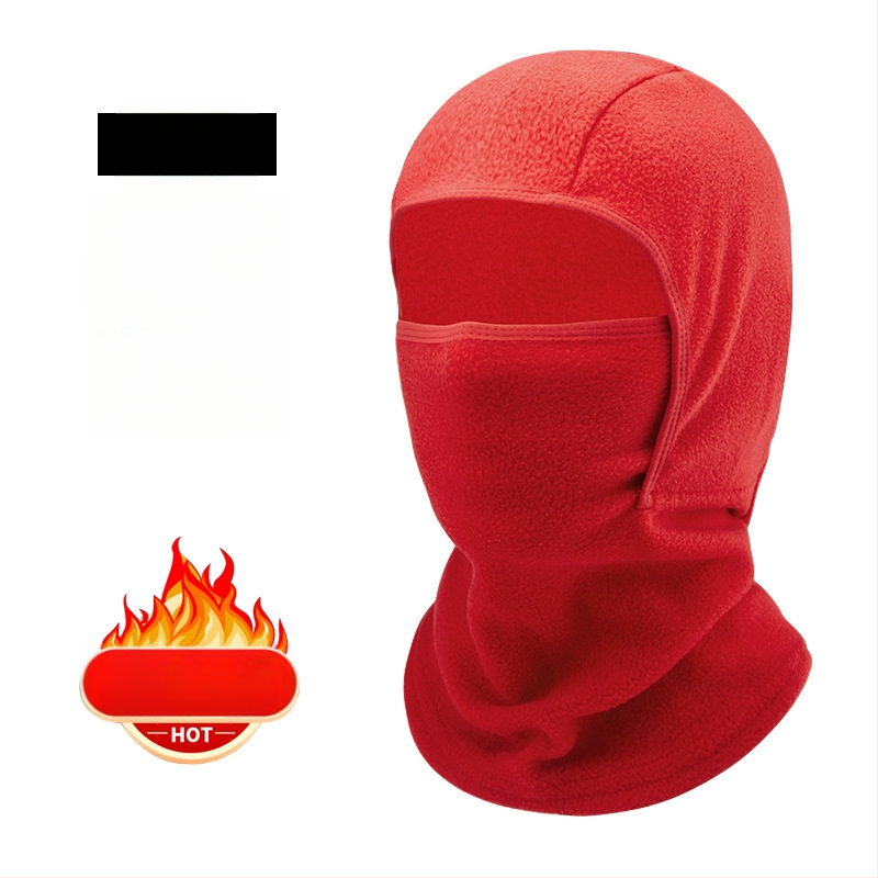Velosipēdu sejas maska no polārā flīsa, unisex, pielāgojama apstrāde, ziemas sejas aizsardzība