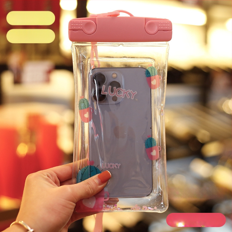 PVC αδιάβροχη θήκη κινητού, συμβατή με συσκευές έως 7,2 ίντσες, εκτύπωση λογότυπου, προσαρμογή (PVC • αδιάβροχο • έως 7,2 ίντσες • εκτύπωση λογότυπου • προσαρμογή)