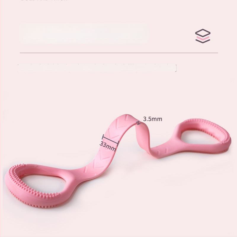 Silikona spriegotājs ar astoņnieka formu (Figure-8), 165 g, piemērots jogai un fitnesam