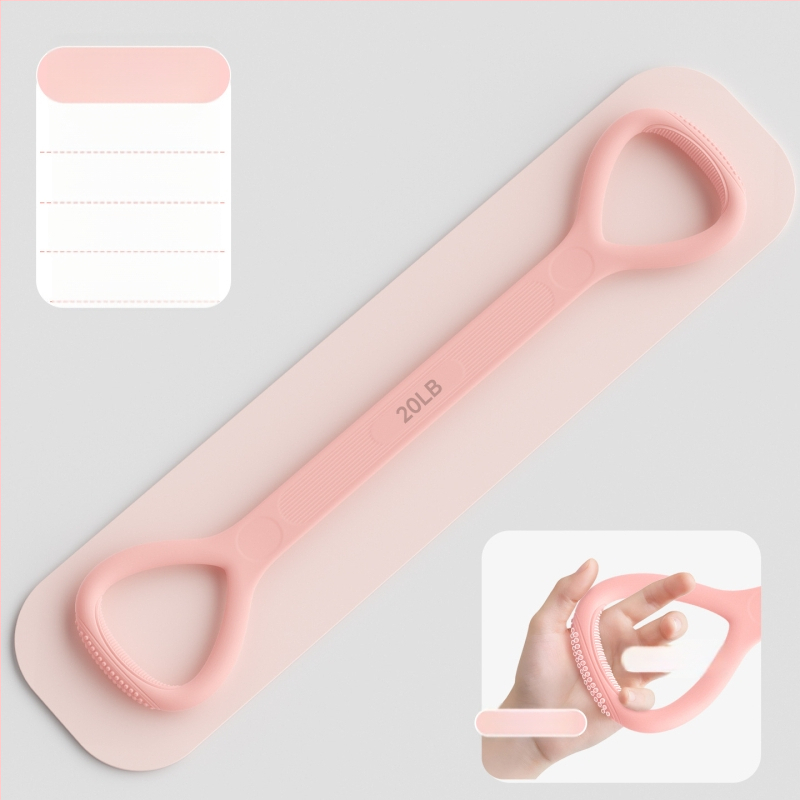 Silikona spriegotājs ar astoņnieka formu (Figure-8), 165 g, piemērots jogai un fitnesam