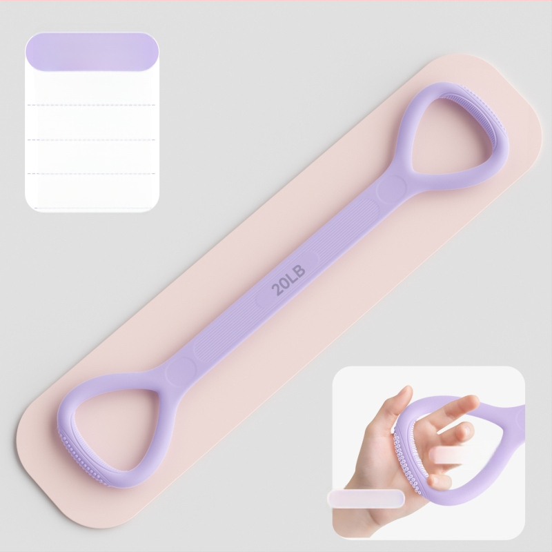 Silikona spriegotājs ar astoņnieka formu (Figure-8), 165 g, piemērots jogai un fitnesam