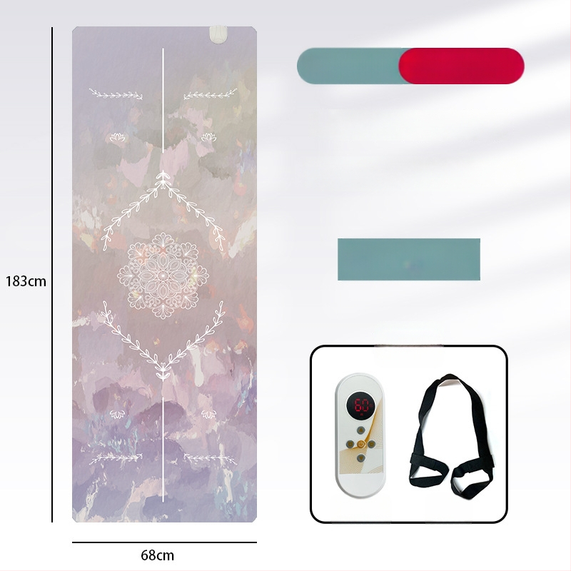 Grafēna apkures jogas paklājs, PU+gumijas konstrukcija, neslīdošs, 5 mm, 3500 g