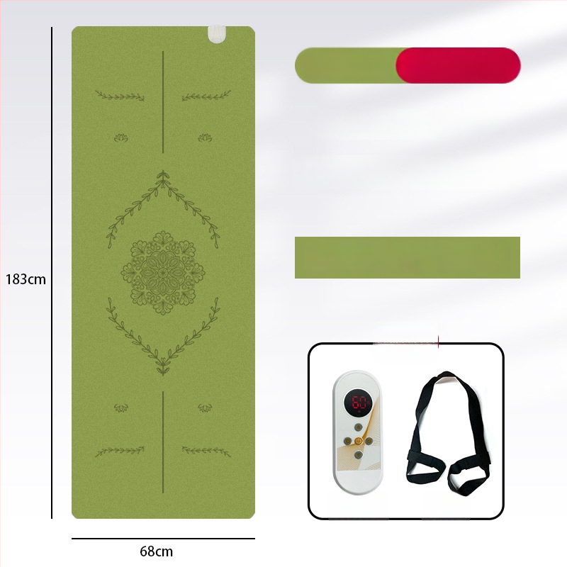 Grafēna apkures jogas paklājs, PU+gumijas konstrukcija, neslīdošs, 5 mm, 3500 g