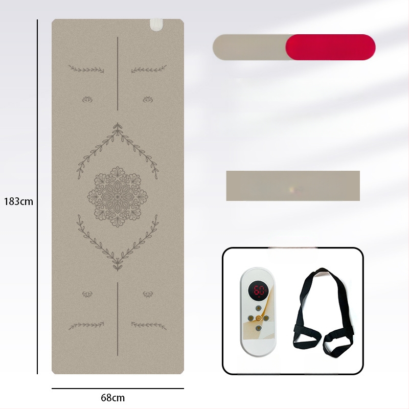 Grafēna apkures jogas paklājs, PU+gumijas konstrukcija, neslīdošs, 5 mm, 3500 g