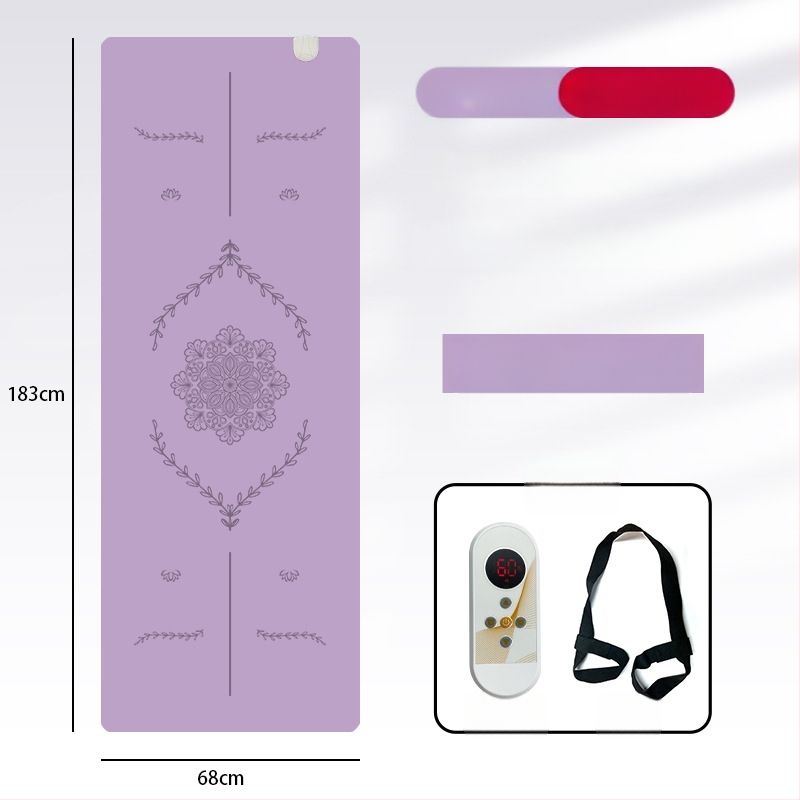 Grafēna apkures jogas paklājs, PU+gumijas konstrukcija, neslīdošs, 5 mm, 3500 g