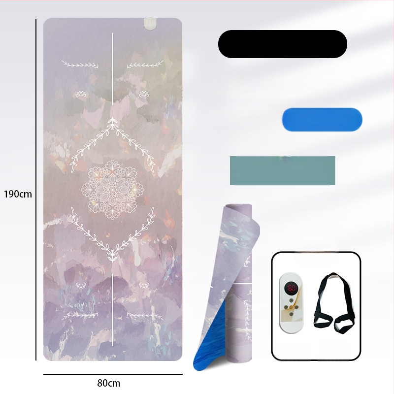 Grafēna apkures jogas paklājs, PU+gumijas konstrukcija, neslīdošs, 5 mm, 3500 g