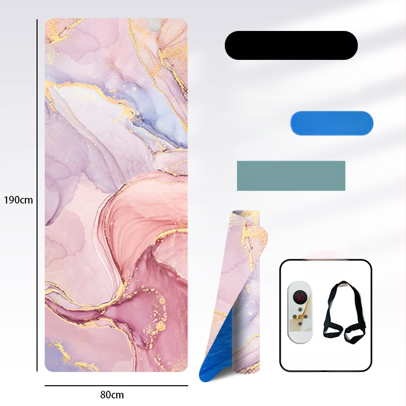 Grafēna apkures jogas paklājs, PU+gumijas konstrukcija, neslīdošs, 5 mm, 3500 g