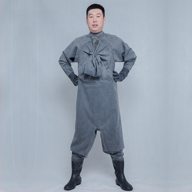 Guminės žvejybos kelnės, pilnas kūno dengimas, 0 kiščių, be gelbėjimosi liemenės