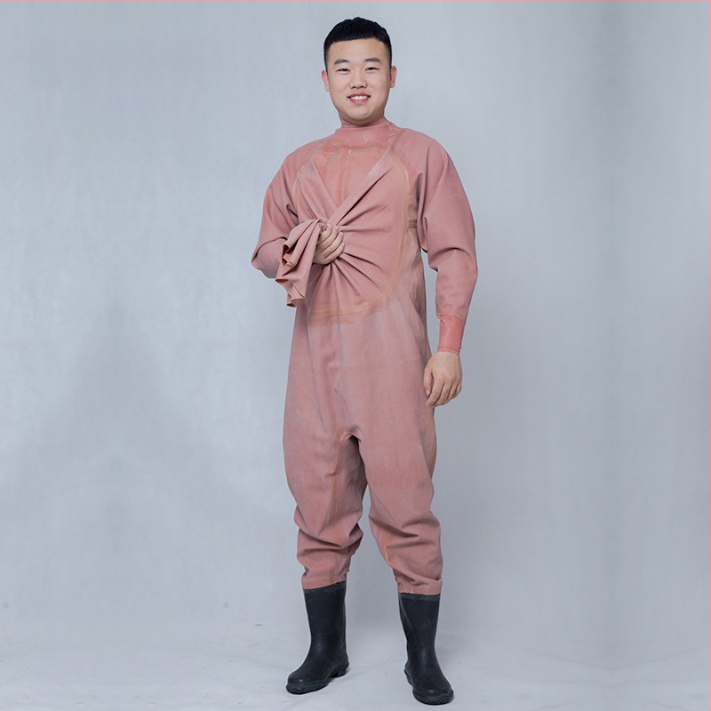 Guminės žvejybos kelnės, pilnas kūno dengimas, 0 kiščių, be gelbėjimosi liemenės