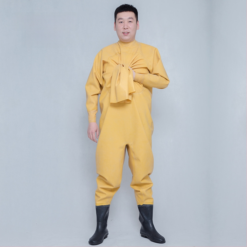 Guminės žvejybos kelnės, pilnas kūno dengimas, 0 kiščių, be gelbėjimosi liemenės