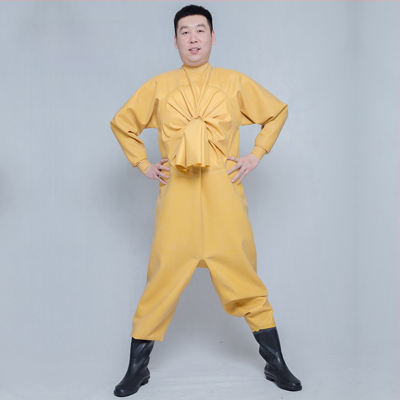 Guminės žvejybos kelnės, pilnas kūno dengimas, 0 kiščių, be gelbėjimosi liemenės