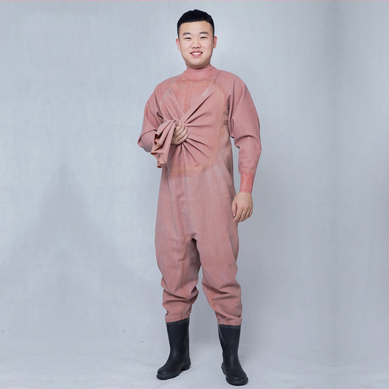 Guminės žvejybos kelnės, pilnas kūno dengimas, 0 kiščių, be gelbėjimosi liemenės