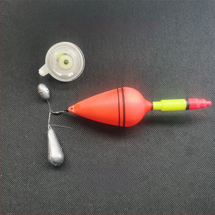 Zvejas pludiņš-lokators - Acīmredzams dizains, dziļajiem ūdeņiem, no plastmasas