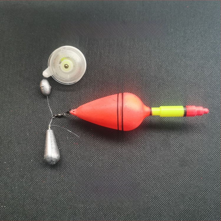 Zvejas pludiņš-lokators - Acīmredzams dizains, dziļajiem ūdeņiem, no plastmasas