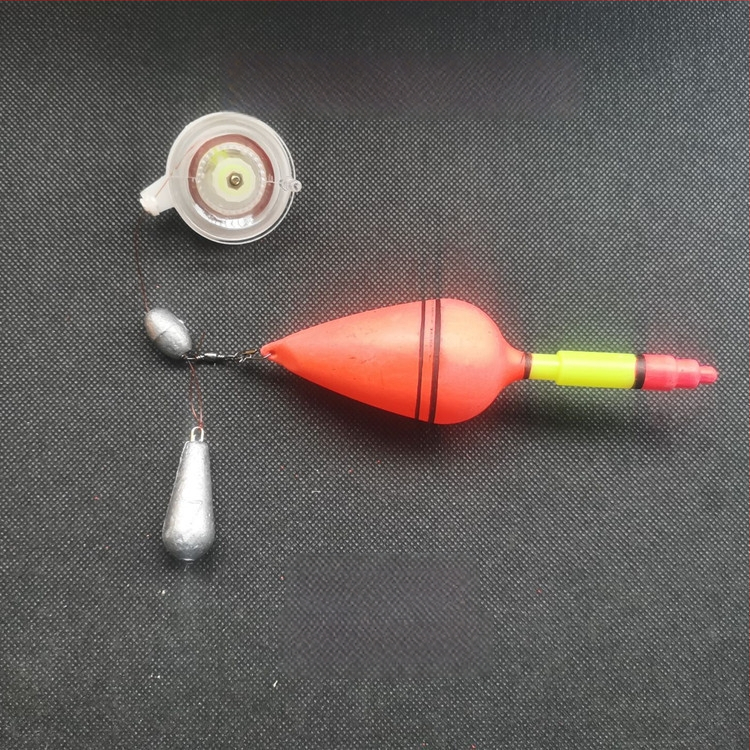 Zvejas pludiņš-lokators - Acīmredzams dizains, dziļajiem ūdeņiem, no plastmasas