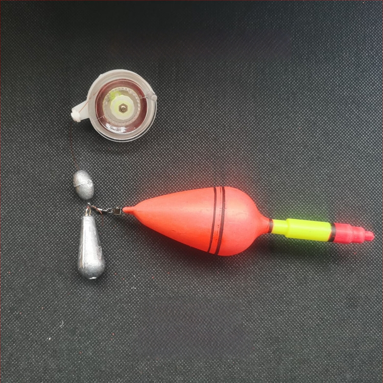 Zvejas pludiņš-lokators - Acīmredzams dizains, dziļajiem ūdeņiem, no plastmasas