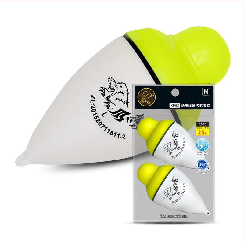 Vertikālais zvejas plūdītājs ar gaismas indikatoru uz ķerienu un nakts signālu (Plastmasas korpuss; Vienmēr ieslēgts, ja baro; Indikators uz ķērienu)