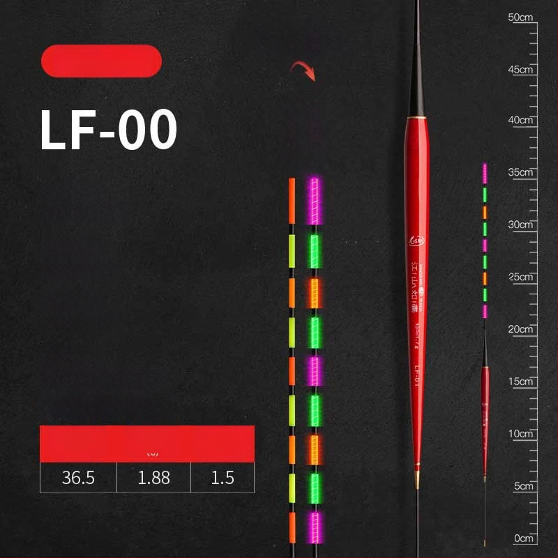 Elektronisks gaismas pludiņš makšķerēšanai – plastmasa, vertikālais straumes, zīmols Picturesque Scenery