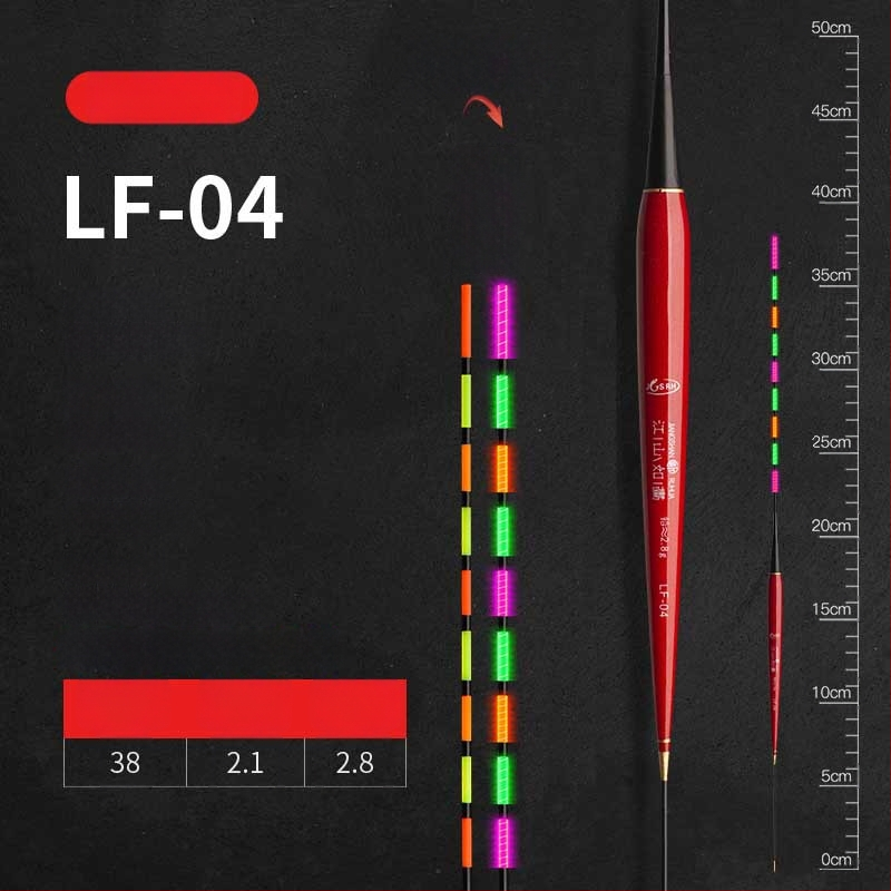 Elektronisks gaismas pludiņš makšķerēšanai – plastmasa, vertikālais straumes, zīmols Picturesque Scenery