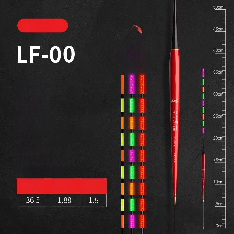 Elektronisks gaismas pludiņš makšķerēšanai – plastmasa, vertikālais straumes, zīmols Picturesque Scenery