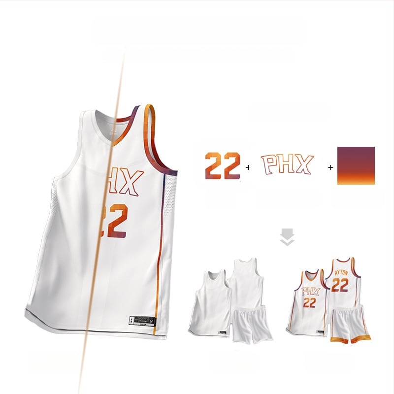 Vyrų krepšinio komplektas, visiems sezonams skirta poliesterio mišinio audinys, skaitmeninis spausdinimas retro stilius, pamušalas 50% poliesterio