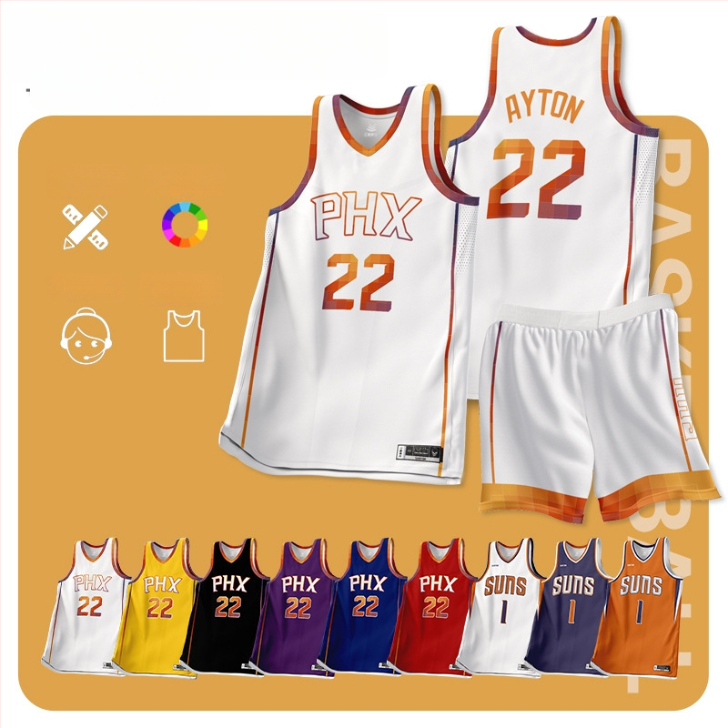 Vyrų krepšinio komplektas, visiems sezonams skirta poliesterio mišinio audinys, skaitmeninis spausdinimas retro stilius, pamušalas 50% poliesterio