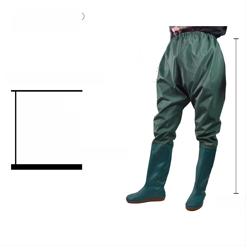 Unisex vihmajalatsid kõrge toruga, pealmine osa puuvillane, PVC talla, libisemiskindlad
