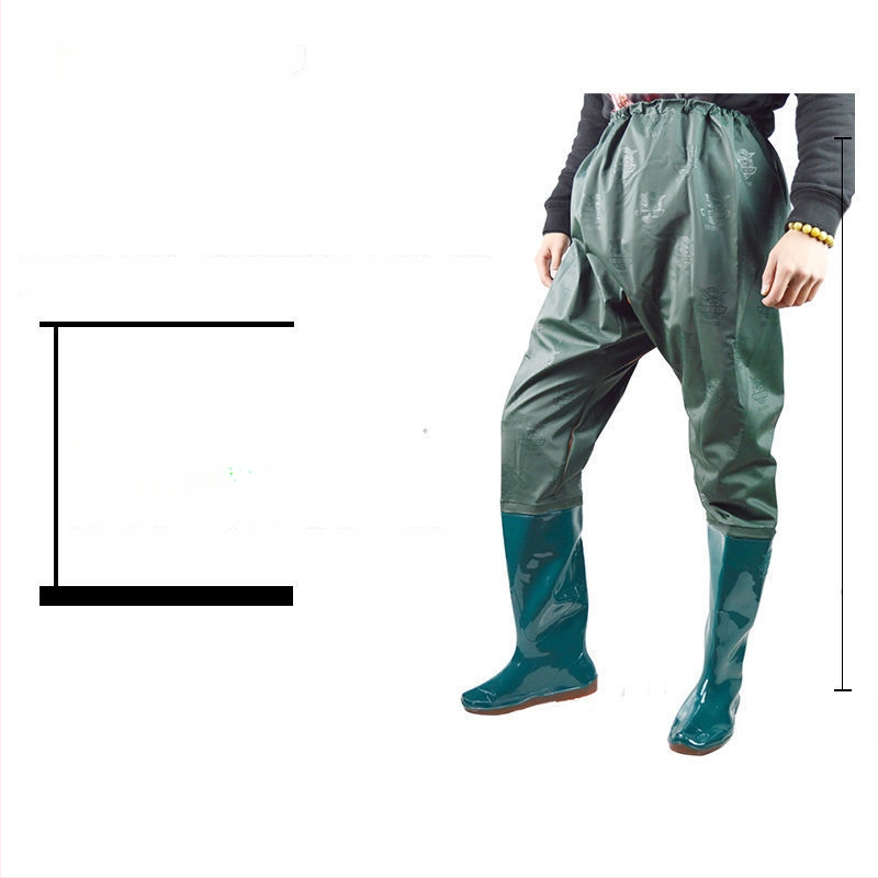 Unisex vihmajalatsid kõrge toruga, pealmine osa puuvillane, PVC talla, libisemiskindlad