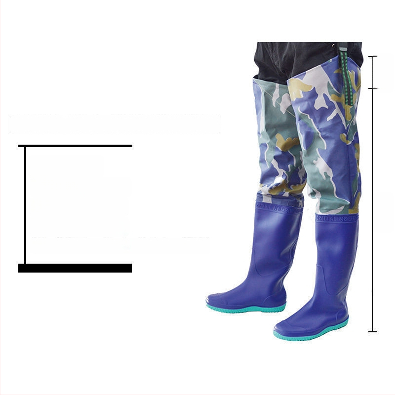 Unisex vihmajalatsid kõrge toruga, pealmine osa puuvillane, PVC talla, libisemiskindlad