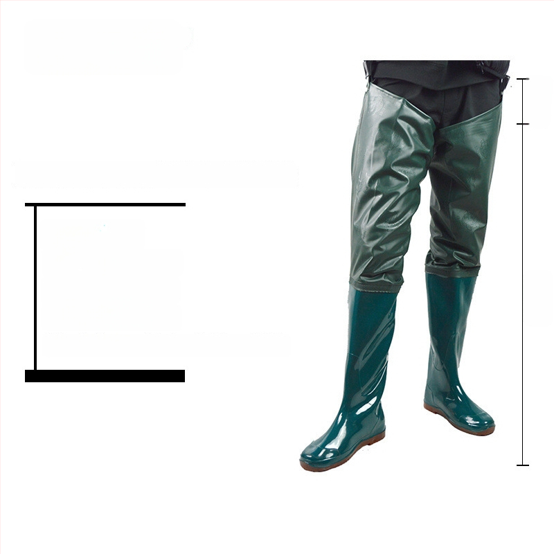 Unisex vihmajalatsid kõrge toruga, pealmine osa puuvillane, PVC talla, libisemiskindlad