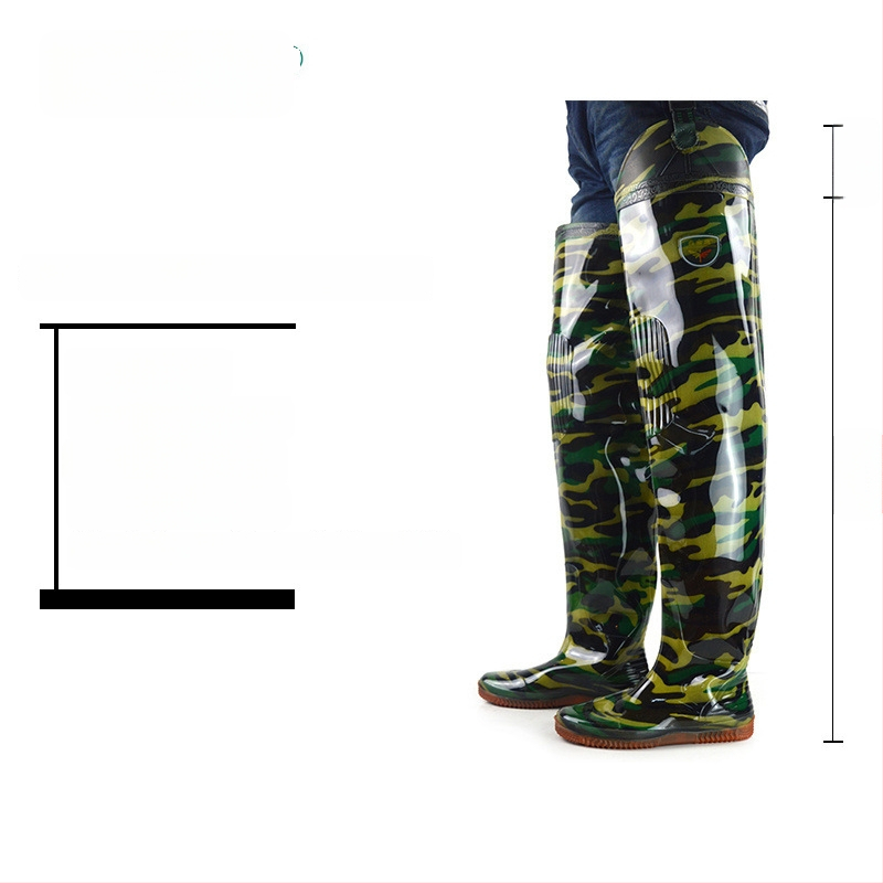 Unisex vihmajalatsid kõrge toruga, pealmine osa puuvillane, PVC talla, libisemiskindlad