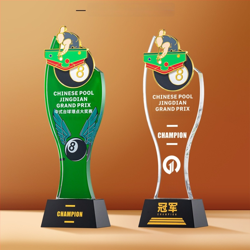 Αθλητικό κρυστάλλινο τρόπαιο με προσαρμοζόμενο λογότυπο, βάρος περίπου 1 κιλό, Hanghao