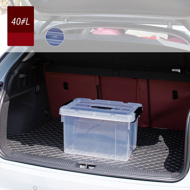 Dzīvām zivīm paredzētais konteineris automašīnas bagāžniekam — plastmasas akvārija kārba zivju audzēšanai un jūras velšu uzglabāšanai