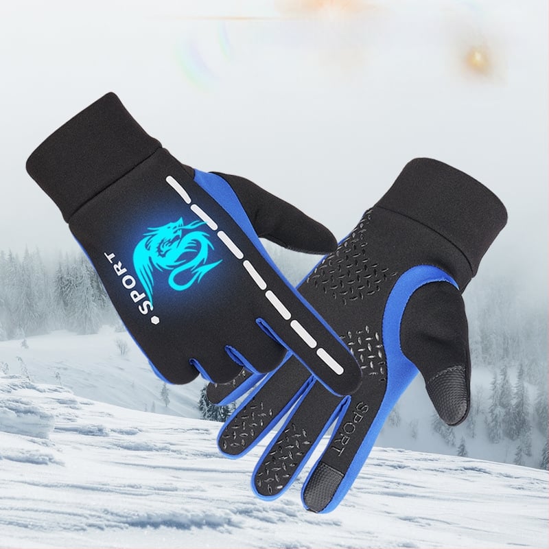 Bērnu ziemas slēpošanas un velosipēdu cimdi, ar flīsa oderi, silti un vēja izturīgi (Hit along)