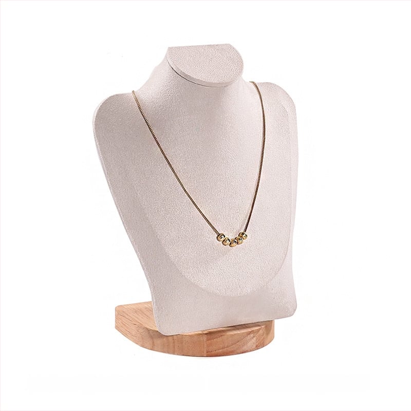 Kaklaru demonstrācijas statīvs – portreta dizains, ciets koks, korpuss ar flaneli, splicing tehnika, 2024. gada vasara