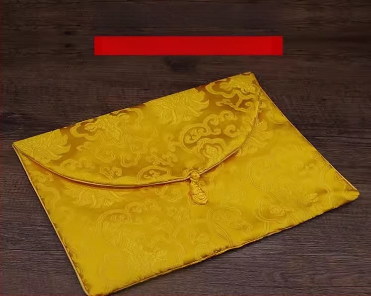 Sutra platnena torbica sa zatvaračem i kopčom, torba za sveta pisma (kategorija: torba za nakit; materijal: drugo)