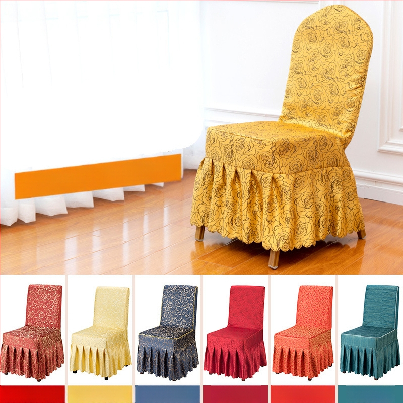 Krēsla pārvalks restorāniem un viesnīcām, moderns un vienkāršs stils, poliester materiāls, viesnīcu stils, zīmols New Shangmei