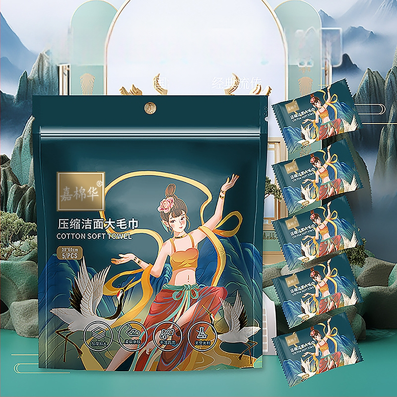 Texture Suspaustas veido veidojošios rankšluostis iš augalinių pluoštų, ekstra stori, 50 g+ vienkartiniam naudojimui, kelionėms