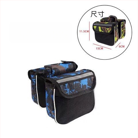 MTB dviratininko krepšiai komplektas: priekinė viršutinės vamzdelio krepšys, jutiklinio ekrano krepšys, viršutinės vamzdelio krepšys, atsparus vandeniui sėdynės krepšys